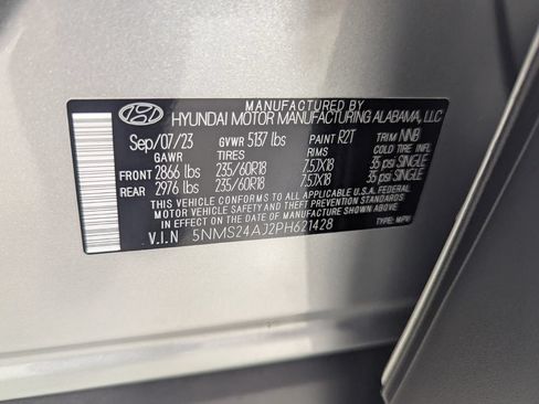 Certified 2023 Hyundai Santa Fe SEL FWD image 29
