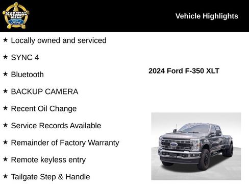 Used 2024 Ford F350 XLT AWD/4WD image 2