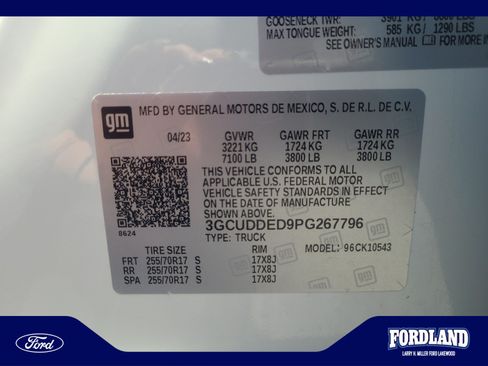 Used 2023 Chevrolet Silverado 1500 LT AWD/4WD image 25