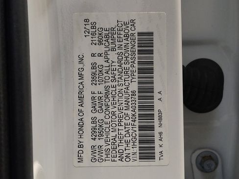Used 2019 Honda Accord EX image 33