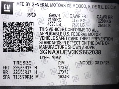 Used 2019 Chevrolet Equinox LT AWD/4WD image 44