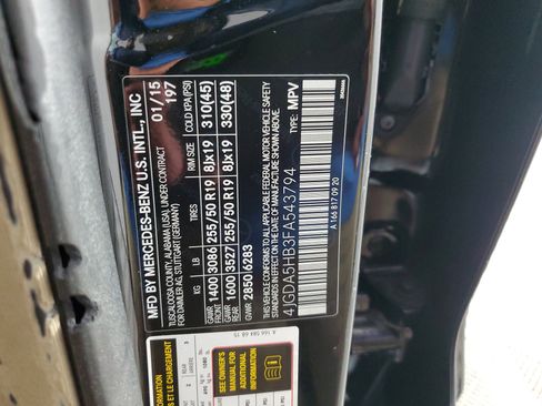 Used 2015 Mercedes-Benz ML 350 ML 350 image 53