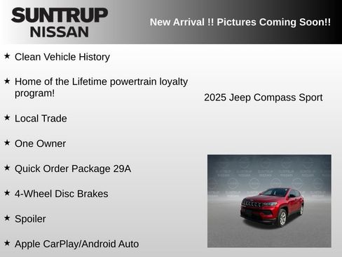 Used 2025 Jeep Compass Sport AWD/4WD image 5