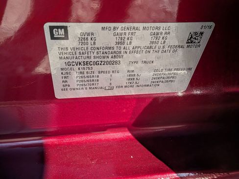 Used 2016 Chevrolet Silverado 1500 LTZ Z71 w/ LTZ Plus Package image 36