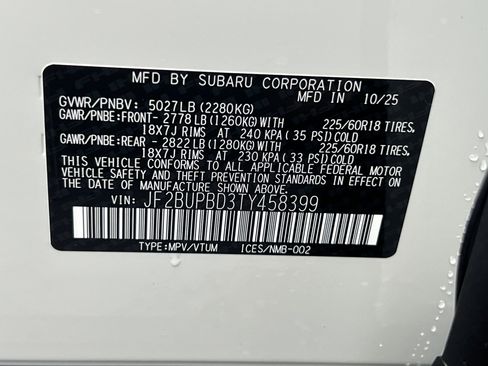 New 2026 Subaru Outback Premium image 28