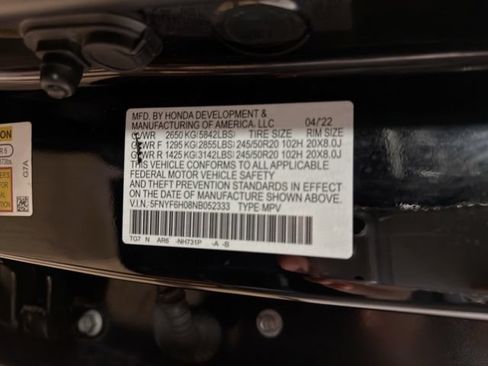 Used 2022 Honda Pilot Elite image 39