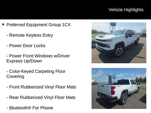 Used 2024 Chevrolet Silverado 2500 Custom w/ Custom Convenience Package AWD/4WD image 11