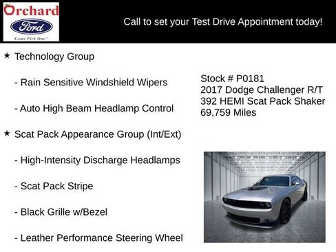 Used 2017 Dodge Challenger R/T Scat Pack RWD image 7