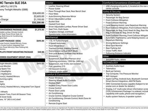 Used 2020 GMC Terrain SLE w/ Driver Convenience Package FWD image 21