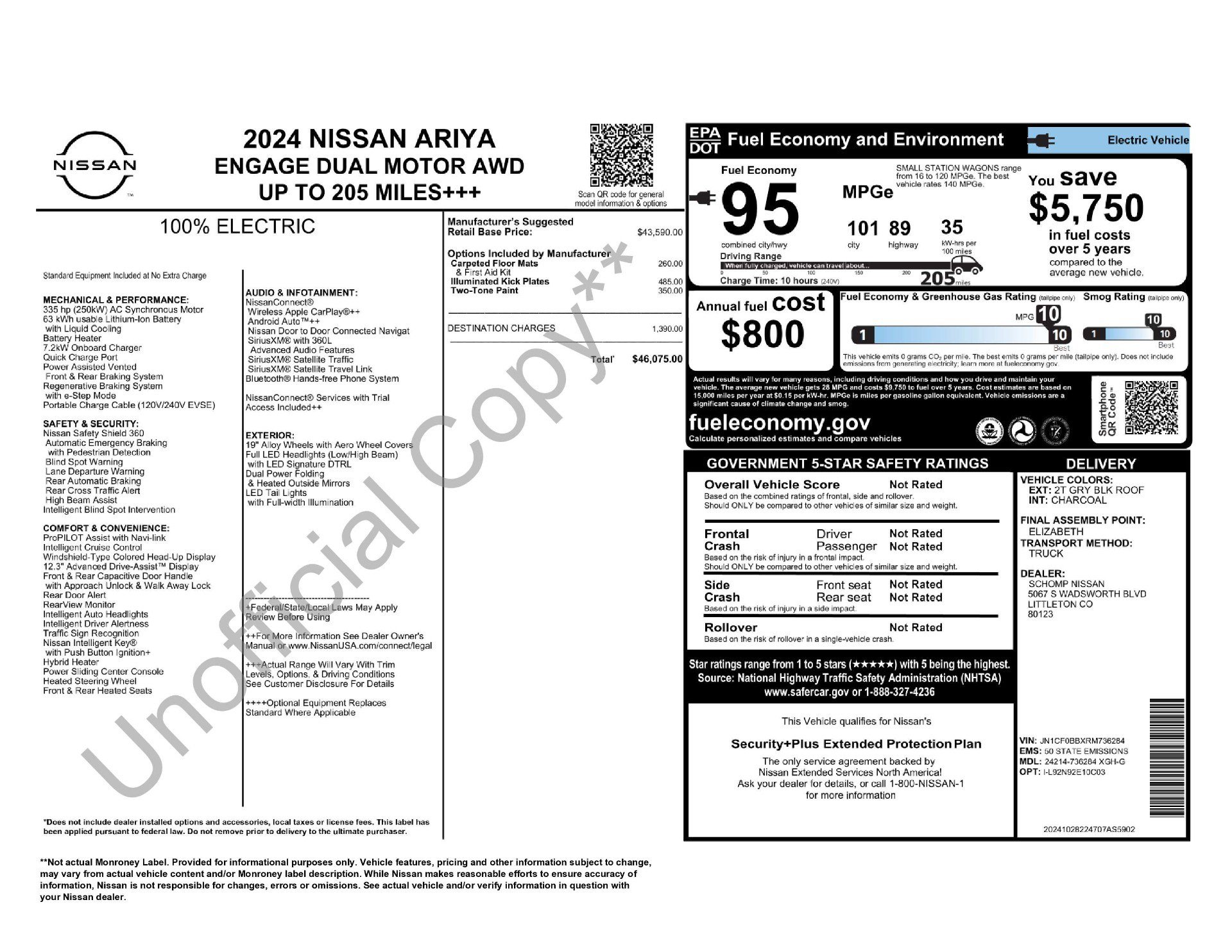Certified 2024 Nissan Ariya AWD image 11