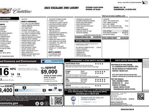 Used 2023 Cadillac Escalade Luxury RWD image 3