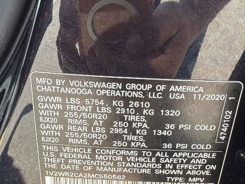 Used 2021 Volkswagen Atlas SE FWD image 33