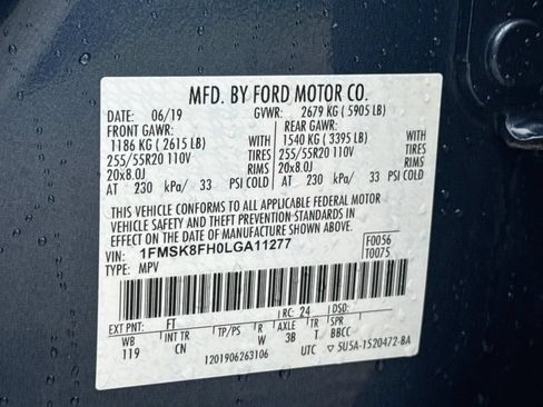 Used 2020 Ford Explorer Limited w/ Class III Trailer Tow Package AWD/4WD image 34