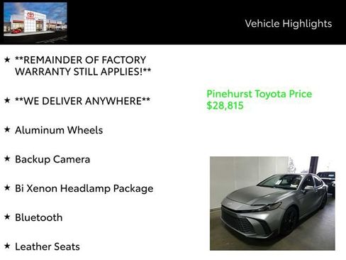 Used 2025 Toyota Camry SE image 19
