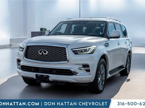 Used 2022 INFINITI QX80 Luxe w/ Cargo Package image 1