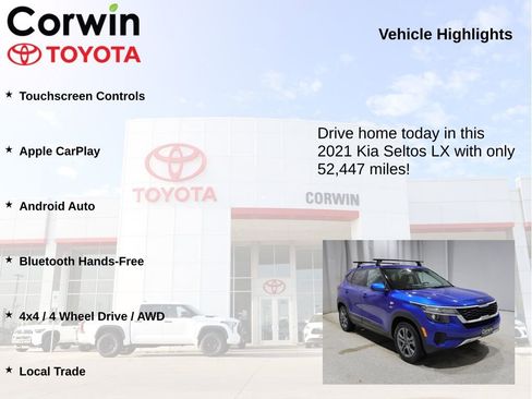 Used 2021 Kia Seltos LX image 6