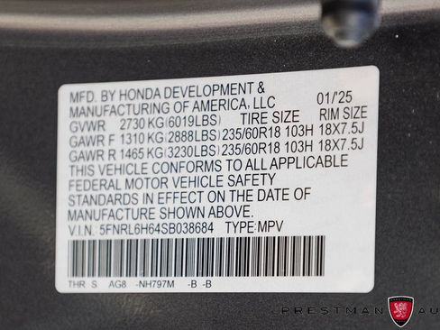 Used 2025 Honda Odyssey EX-L image 42