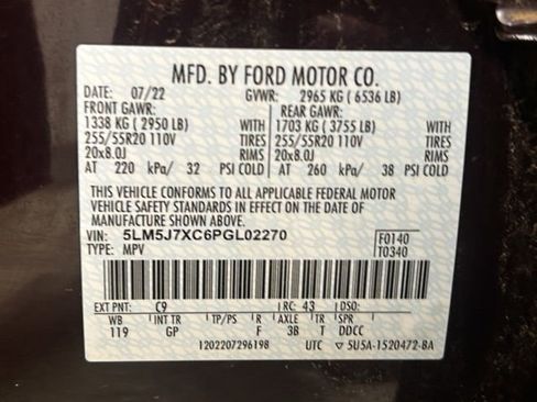 Used 2023 Lincoln Aviator Reserve w/ Equipment Group 201A image 31