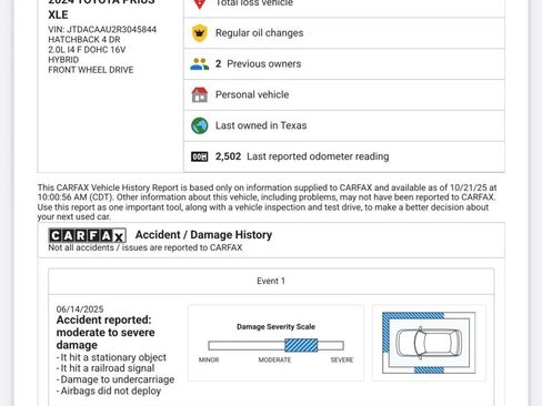 Used 2024 Toyota Prius XLE image 47