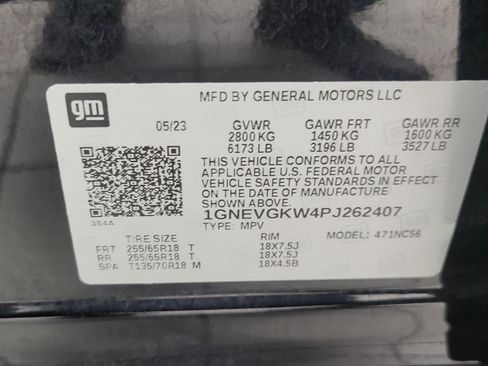 Used 2023 Chevrolet Traverse LT w/ LPO, Floor Liner Package AWD/4WD image 28