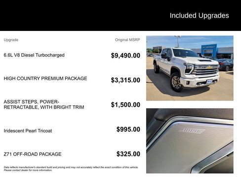 Used 2024 Chevrolet Silverado 2500 High Country w/ High Country Premium Package AWD/4WD image 5