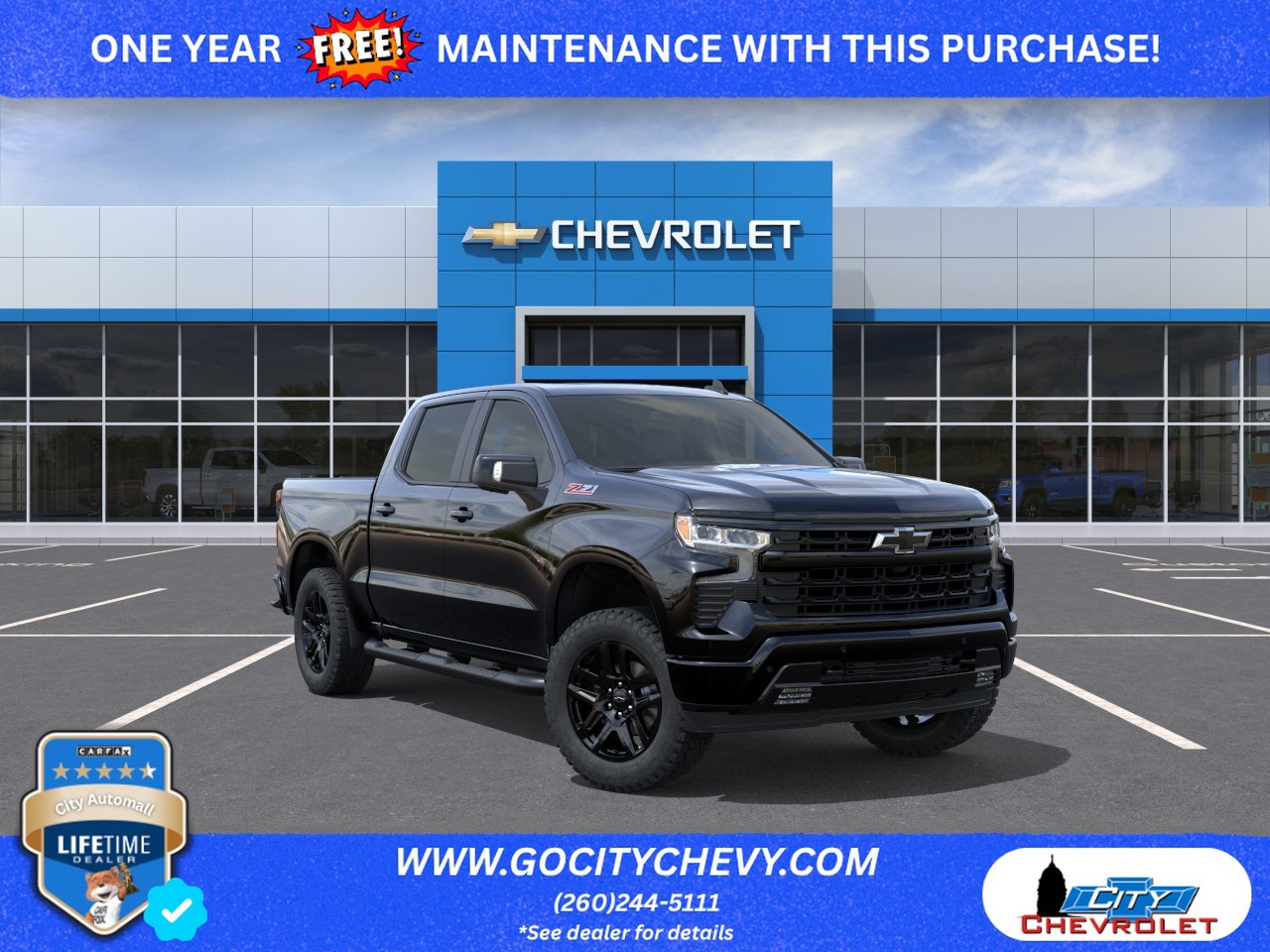 New 2026 Chevrolet Silverado 1500 RST w/ Safety Package AWD/4WD image 1