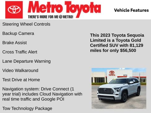 Certified 2023 Toyota Sequoia Limited AWD/4WD image 21