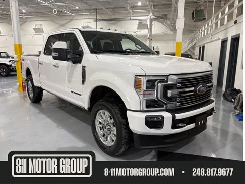 Used 2022 Ford F350 Limited w/ Snow Plow Prep Package image 1