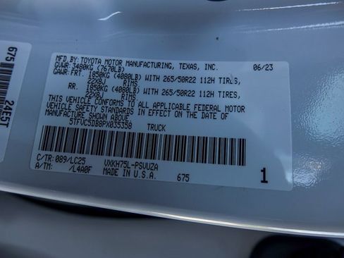 Used 2023 Toyota Tundra Capstone image 33