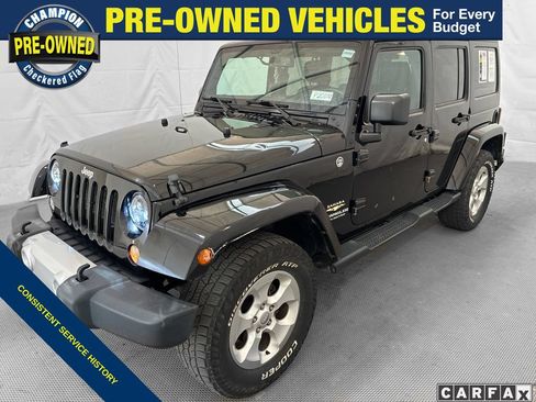 Used 2015 Jeep Wrangler Unlimited Sahara w/ Connectivity Group AWD/4WD image 1