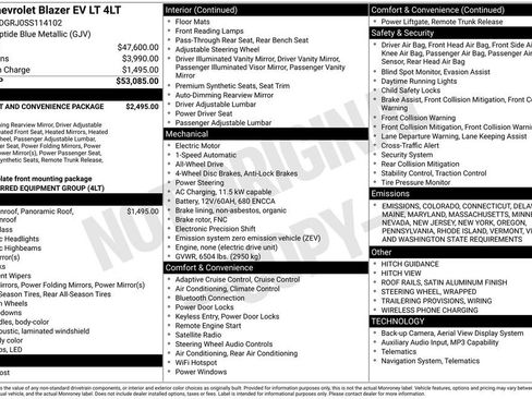 New 2025 Chevrolet Blazer EV LT image 22