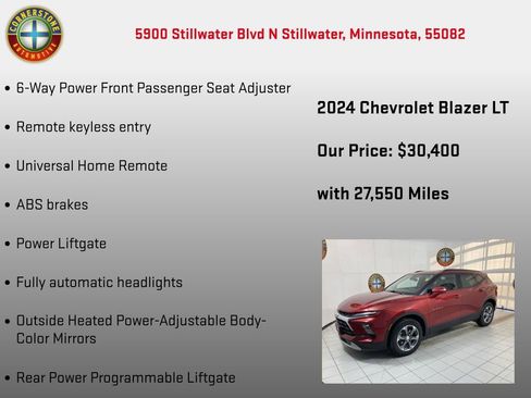 Used 2024 Chevrolet Blazer LT image 20