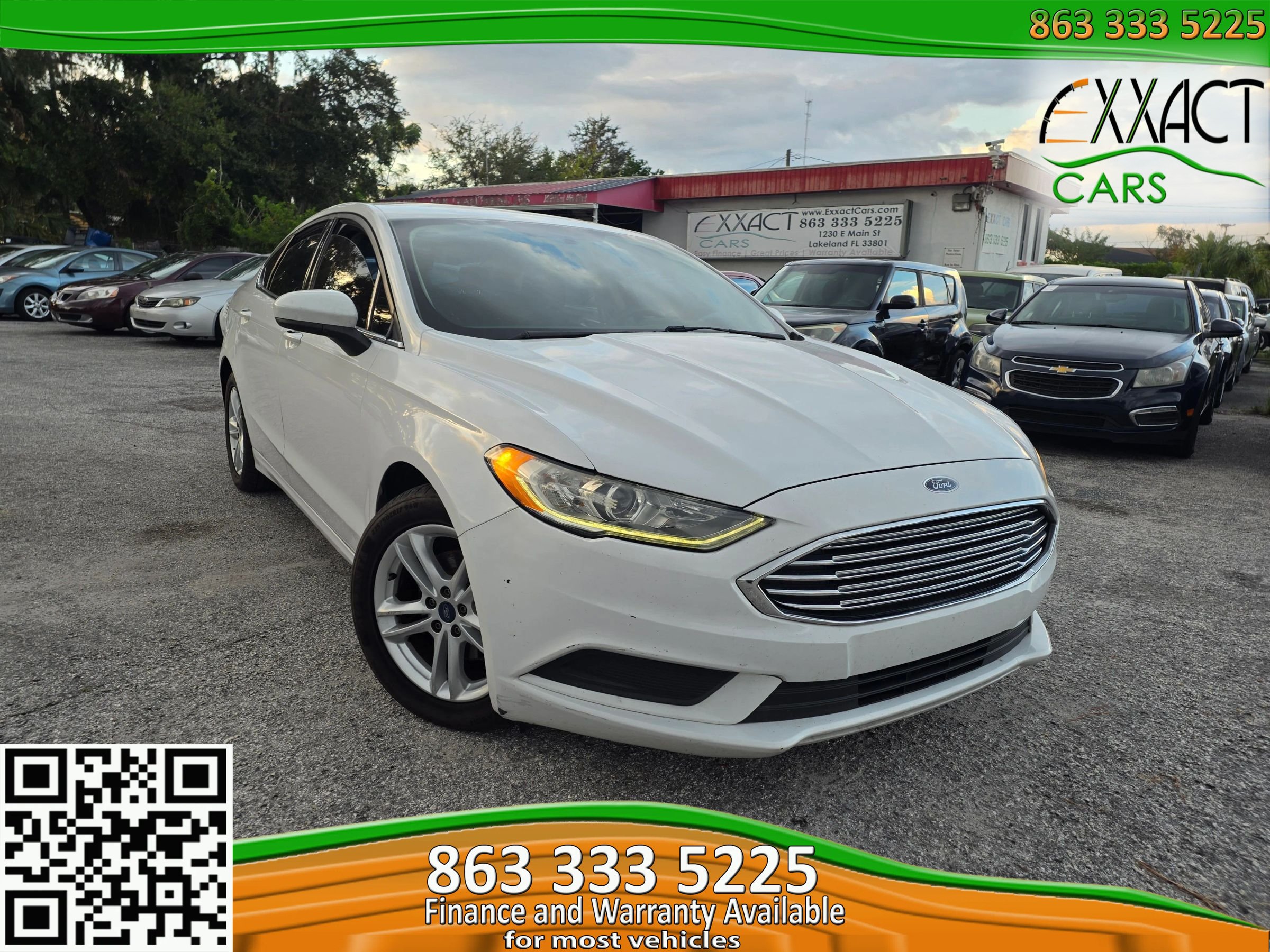 Used 2018 Ford Fusion SE FWD image 1