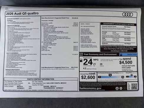 Used 2026 Audi Q5 Premium Plus AWD/4WD image 9