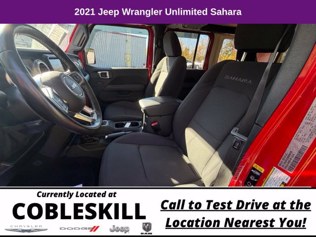 Used 2021 Jeep Wrangler Unlimited Sahara AWD/4WD image 14