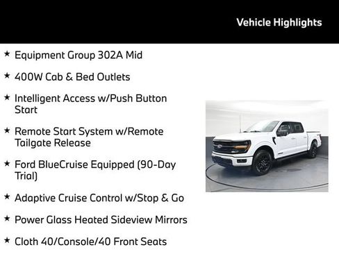 Used 2024 Ford F150 XLT w/ Equipment Group 302A MID AWD/4WD image 5