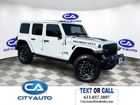 Used 2023 Jeep Wrangler Unlimited Rubicon 4xe w/ Steel Bumper Group AWD/4WD image 1
