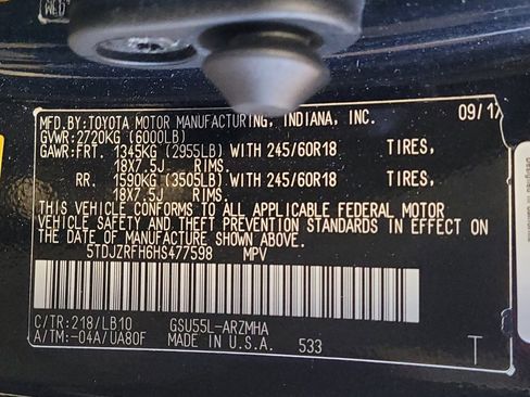 Used 2017 Toyota Highlander XLE w/ Protection Package #3 image 33