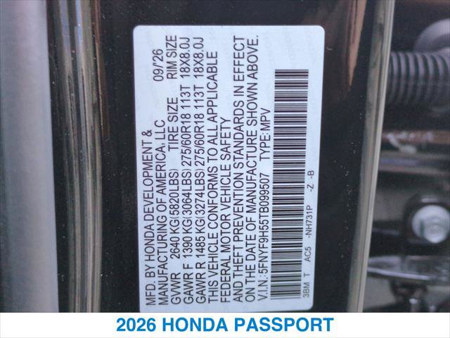 New 2026 Honda Passport TrailSport image 27