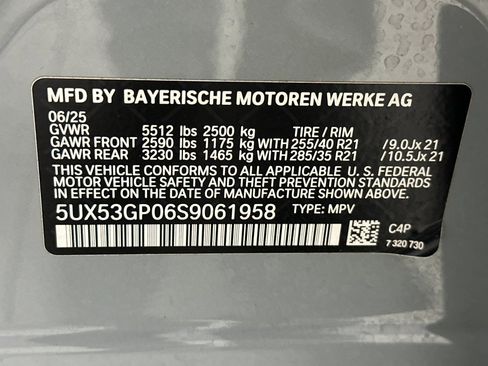 Used 2025 BMW X3 xDrive30i w/ M Sport Package AWD/4WD image 19