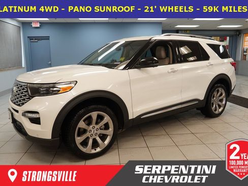 Used 2020 Ford Explorer Platinum w/ Premium Technology Package image 1