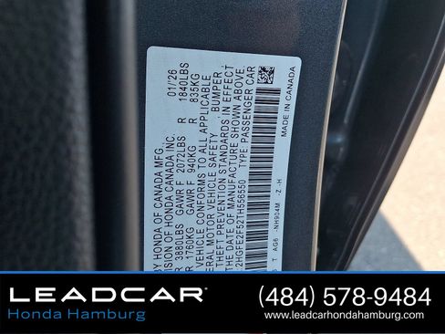 Certified 2026 Honda Civic Sport image 26