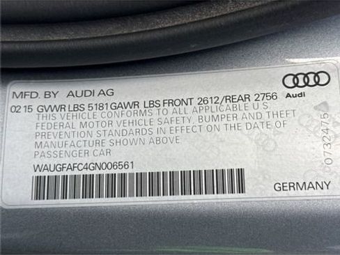 Used 2016 Audi A6 2.0T Premium Plus w/ Premium Plus Package image 26