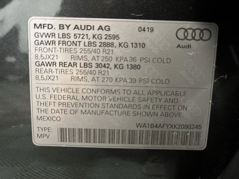 Used 2019 Audi SQ5 Premium Plus w/ Premium Plus Package image 23