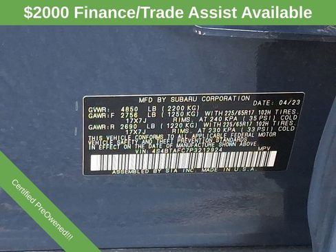 Used 2023 Subaru Outback Premium AWD/4WD image 26
