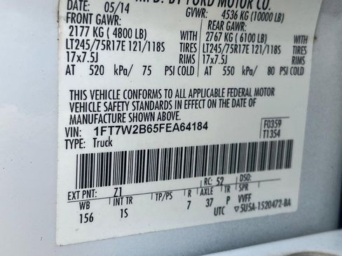 Used 2015 Ford F250 XL w/ Power Equipment Group image 4