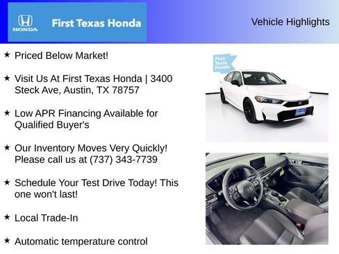 Used 2026 Honda Civic Sport image 5