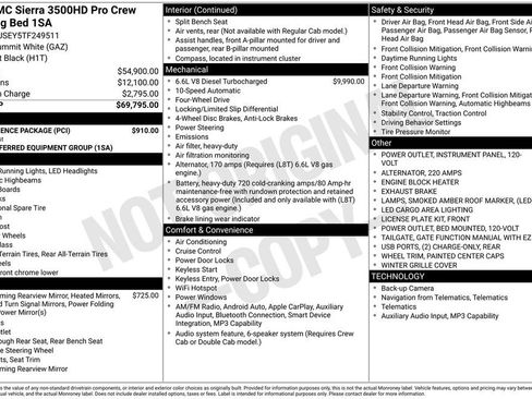 New 2026 GMC Sierra 3500 Pro w/ Convenience Package AWD/4WD image 40