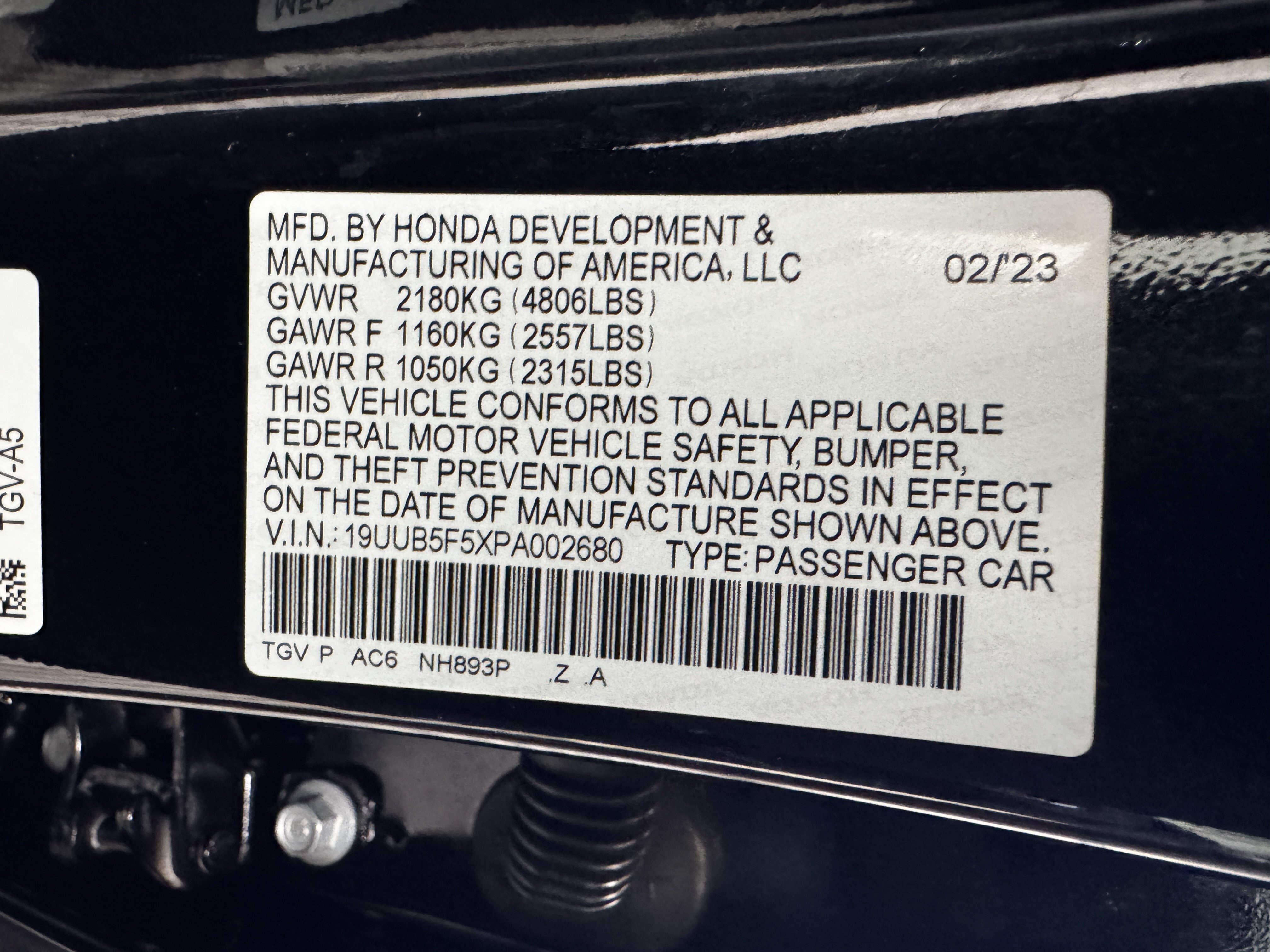 Certified 2023 Acura TLX w/ A-SPEC Package FWD image 42