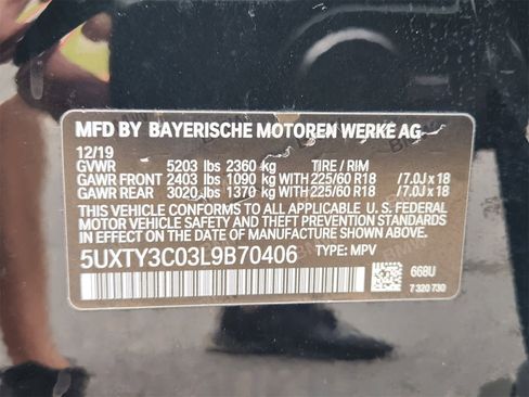 Used 2020 BMW X3 sDrive30i image 31